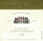 0 Barboursville - Pinot Grigio Virginia (750ml)
