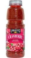 Anheuser-Busch - Langers Cranberry Juice 15oz (15oz bottle)