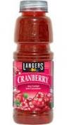 0 Anheuser-Busch - Langers Cranberry Juice 15oz